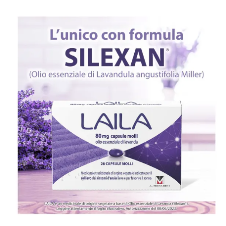 Laila 28 Capsule Molli Olio Essenziale Di Lavanda