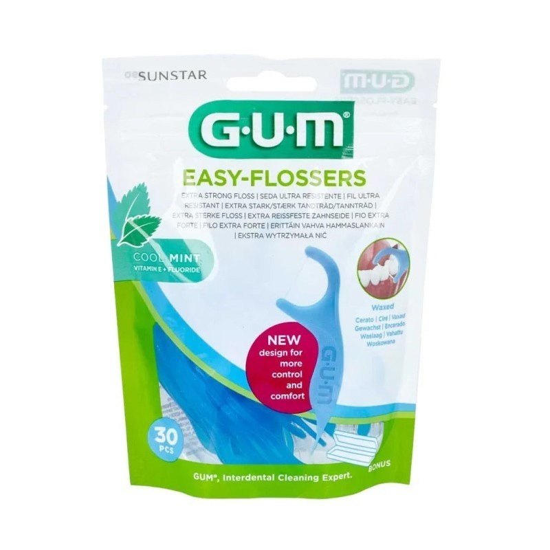 Sunstar Italiana Gum Easy Flossers Forcella 30 Pezzi New Sunstar Italiana Gum Easy Flossers Forcella 30 Pezzi New