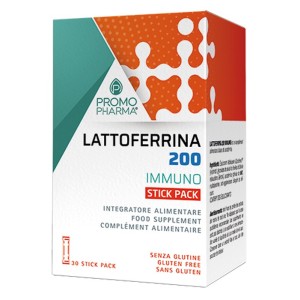 Promopharma Lattoferrina 200mg Integratore Immunostimolante - 30 Stick