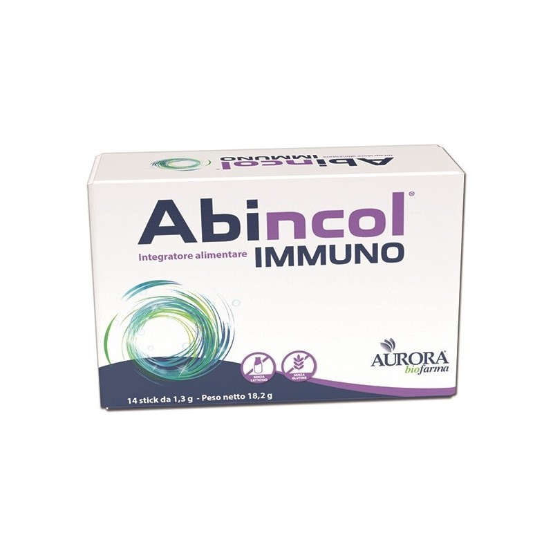Abincol Immuno Integratore per Difese Immunitarie - 14 Stick Orosolubili