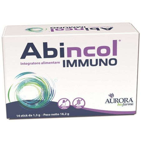 Abincol Immuno Integratore per Difese Immunitarie - 14 Stick Orosolubili