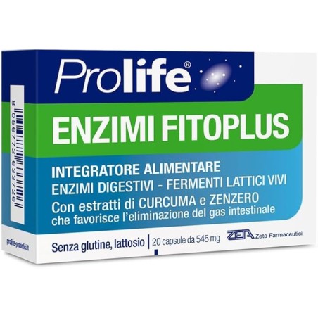 Zeta Farmaceutici Prolife Enzimi Fitoplus 20 Capsule