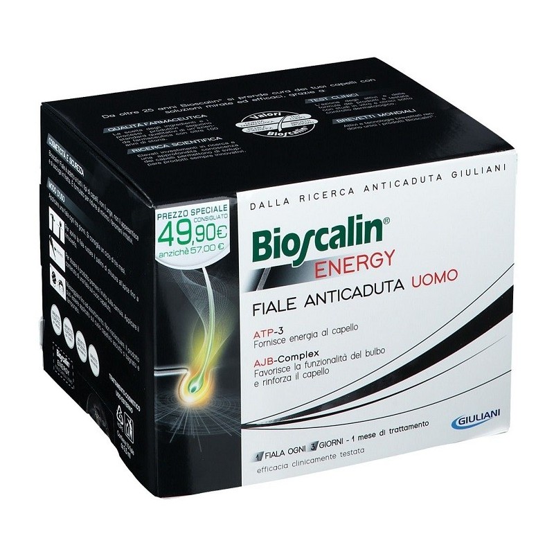Bioscalin Energy Uomo Fiale anticaduta 10 fiale