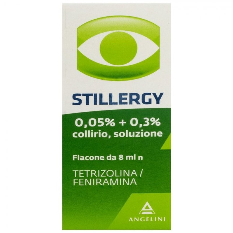 Angelini Stillergy 0,05% + 0,3% Collirio, Soluzione Tetrizolina Cloridrato E Feniramina Maleato