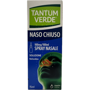 Tantum Verde Naso Chiuso Spray Nasale con Applicatore 15 Ml