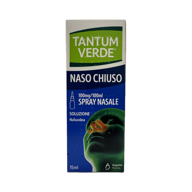 Tantum Verde Naso Chiuso Spray Nasale con Applicatore 15 Ml