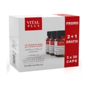 Vital Plus Integratore per pelle, capelli e unghie 90 capsule