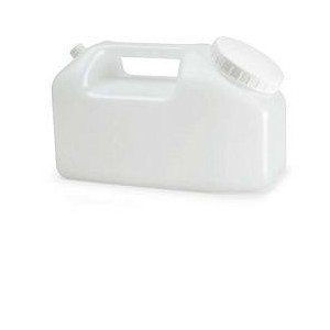 Pikdare Contenitore A Tanica Per La Raccolta Delle Urine 24 Ore,in Polietilene Trasparente+tappo A Vite Con Scala Graduata Da 50