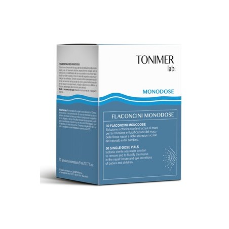 Lavaggio nasale tonimer lab fluido monodose 30 flaconcini 5  ml