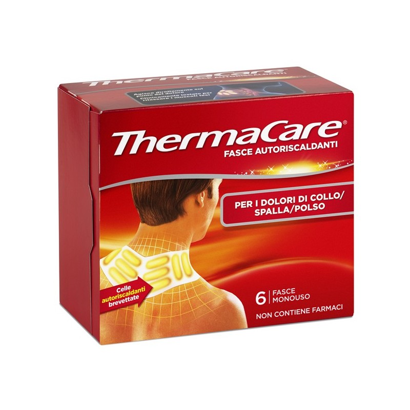 Thermacare Fascia Autoriscaldante A Calore Terapeutico Collo/spalla/polso  6 Pezzi