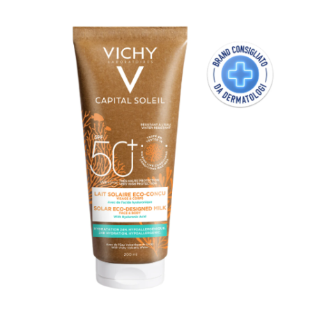 Vichy Capital Soleil Latte Solare Eco-sostenibile Spf50+ 200 Ml