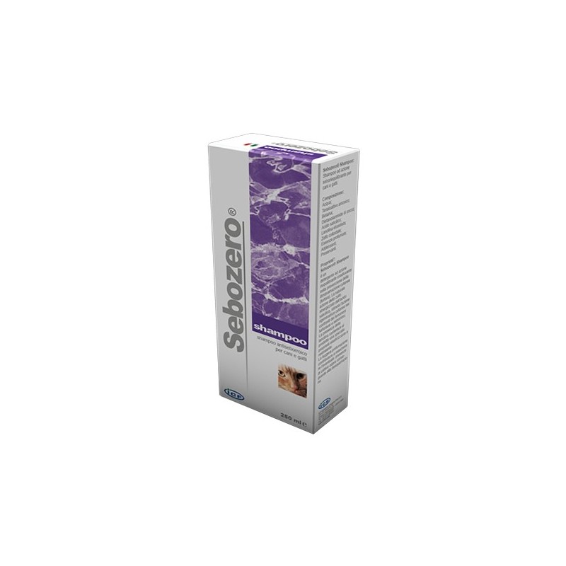 ICF Italy Sebozero Shampoo per Cani e Gatti - 250 Ml