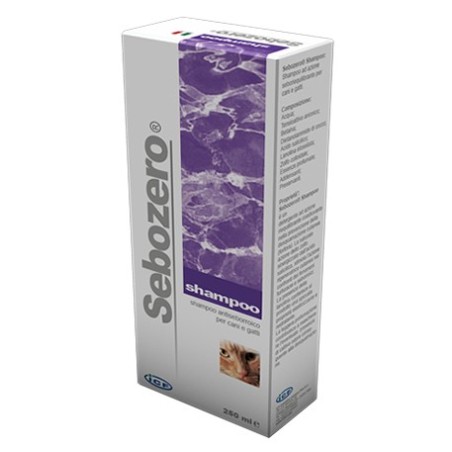 ICF Italy Sebozero Shampoo per Cani e Gatti - 250 Ml
