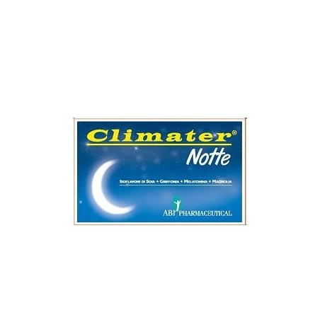 Abi Pharmaceutical Climater Notte 20 Compresse Orosolubili 600mg Abi Pharmaceutical Climater Notte 20 Compresse Orosolubili 600mg