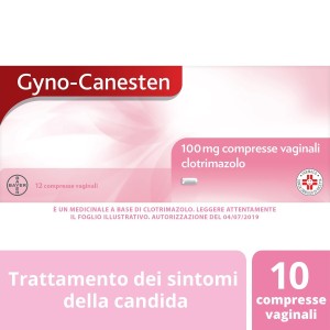 Gyno-canesten 100 Mg Compresse Vaginali Clotrimazolo