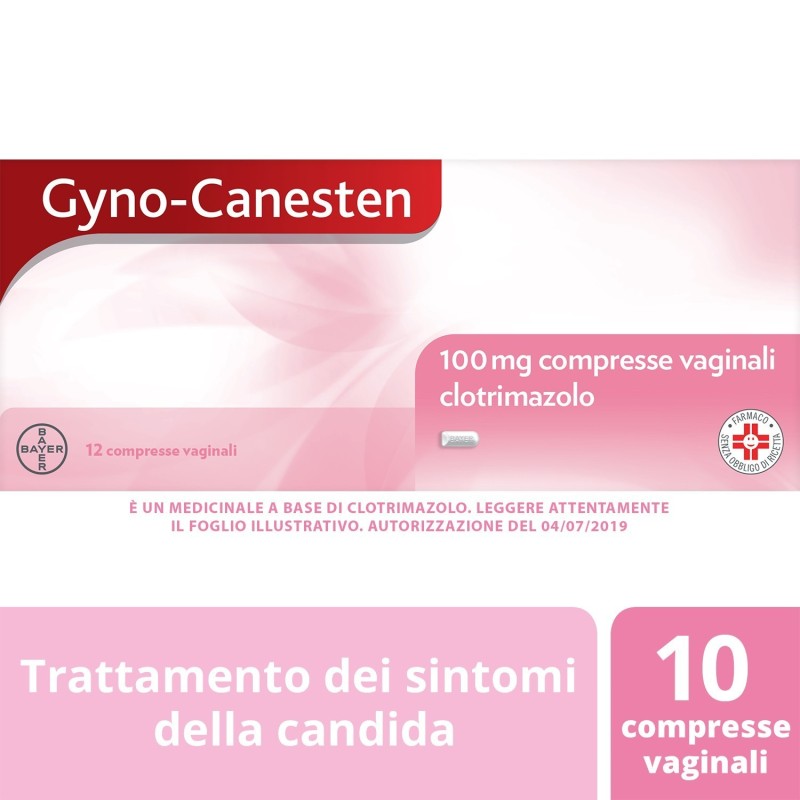 Gyno-canesten 100 Mg Compresse Vaginali Clotrimazolo