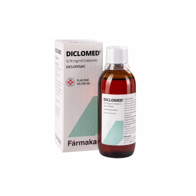 Diclomed 0,74 Mg/ml Collutorio Diclofenac Diclomed 0,74 Mg/ml Collutorio Diclofenac