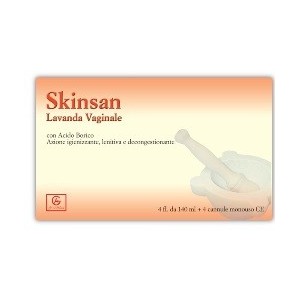 Abbate Gualtiero Skinsan Lavanda Vaginale 4 Flaconi 140 Ml + 4 Cannule Vaginali Monouso In Blister