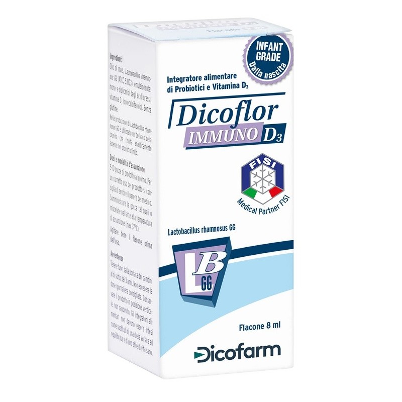 Dicofarm Dicoflor Immuno D3 8 Ml Flacone