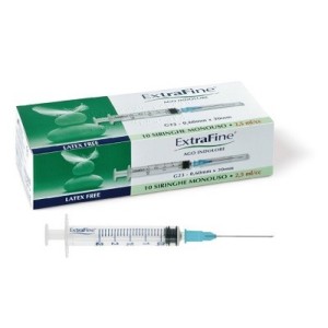 Desa Pharma Siringa Ipodermica Extrafine 2,5 Cc G23 0,60x30 10 Pezzi