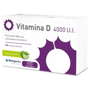 Metagenics Belgium Bvba Vitamina D 4000ui 168 Compresse Masticabili