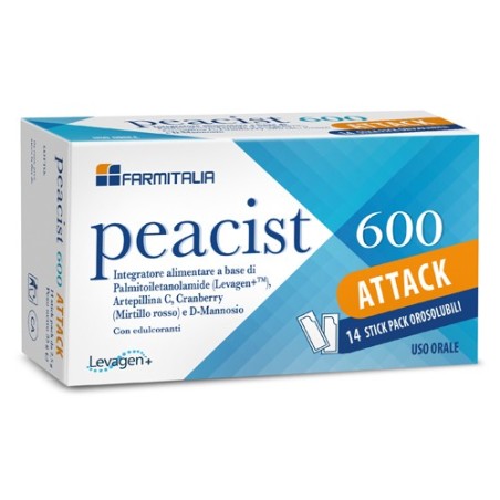 Farmitalia - Soc. Unipers. Peacist 600 Attack 14 Stick Pack Orosolubili