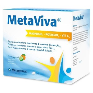 Metagenics Belgium Bvba Metaviva Magnesio Potassio Vitamina C 20 Bustine