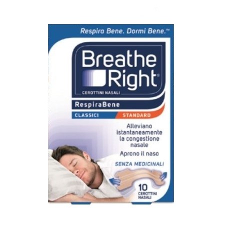 E. Fa. S. Cerotti Nasali Breathe Right Classici 10 Pezzi E. Fa. S. Cerotti Nasali Breathe Right Classici 10 Pezzi