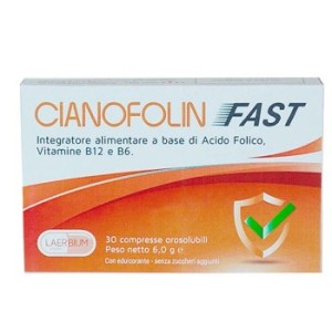 Laerbium Pharma Cianofolin Fast 30 Compresse Sublinguale