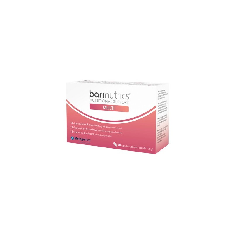 Metagenics Belgium Bvba Barinutrics Multi 60 Capsule Metagenics Belgium Bvba Barinutrics Multi 60 Capsule