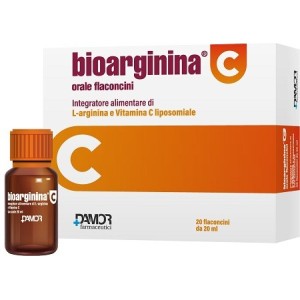 Bioarginina C Orale Integratore Energizzante - 20 Flaconcini