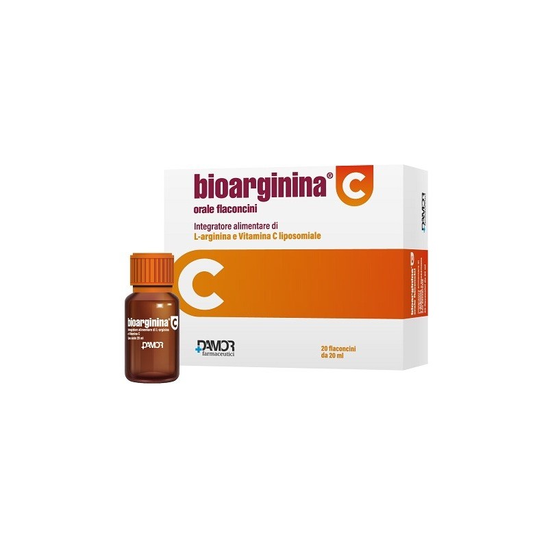 Bioarginina C Orale Integratore Energizzante - 20 Flaconcini