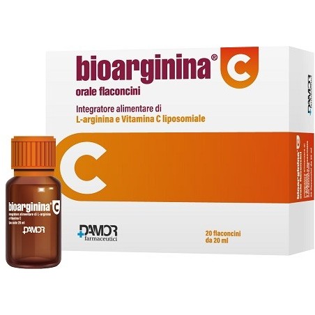 Bioarginina C Orale Integratore Energizzante - 20 Flaconcini