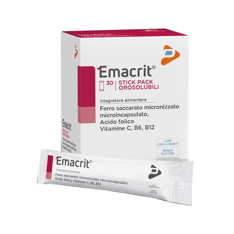 Pharma Line Emacrit Orosolubile 30 Stick Pack