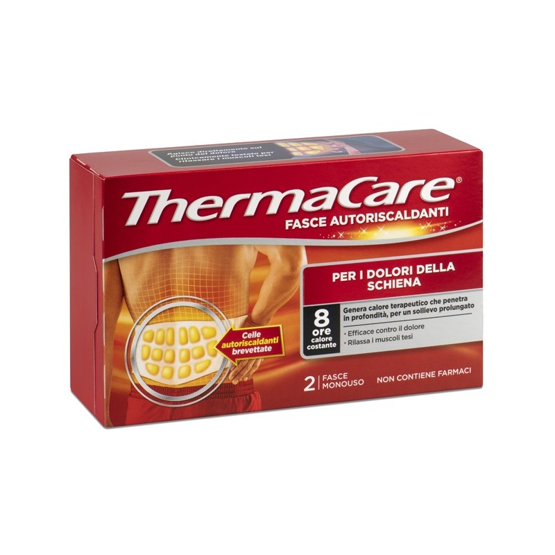Thermacare Fascia Autoriscaldante A Calore Terapeutico Thermacare Schiena 2 Pezzi