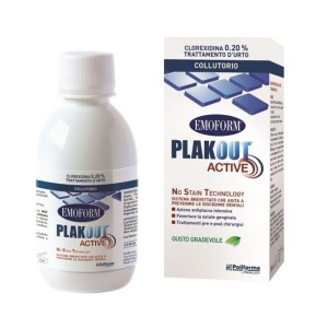 Plakout Active Clorexidina 0,20% Collutorio Antiplacca - 200ml