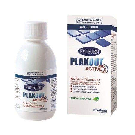 Plakout Active Clorexidina 0,20% Collutorio Antiplacca - 200ml