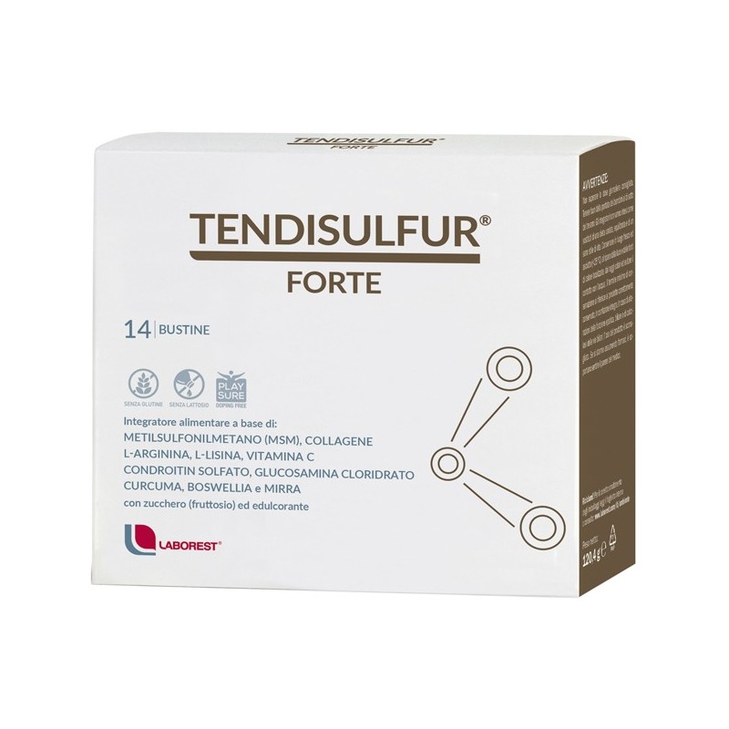 Uriach Italy Tendisulfur Forte benessere articolare - 14 Bustine Uriach Italy Tendisulfur Forte benessere articolare - 14 Bustine
