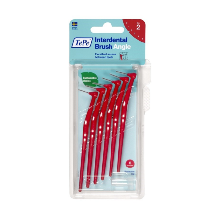 Tepe Angle Scovolini Angolari Rossi 0,50mm - 6 Pezzi