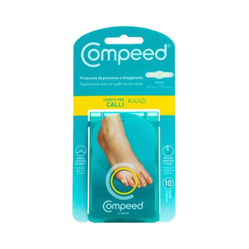 Compeed Cerotti Per Calli Taglia media - 10 Pezzi