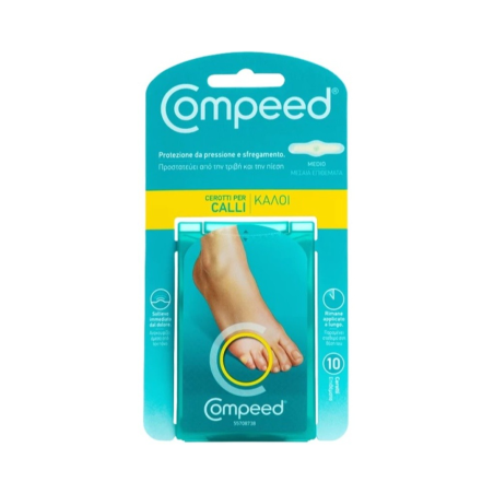Compeed Cerotti Per Calli Taglia media - 10 Pezzi
