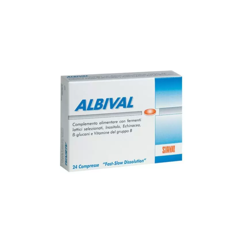 Sirval Albival Probiotico 24 Compresse Sirval Albival Probiotico 24 Compresse