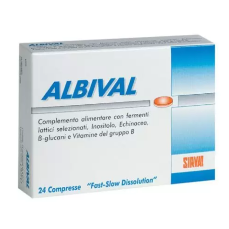 Sirval Albival Probiotico 24 Compresse Sirval Albival Probiotico 24 Compresse