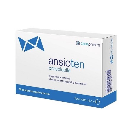 Ansioten Orosolubile Integratore di Melatonina - 30 Compresse