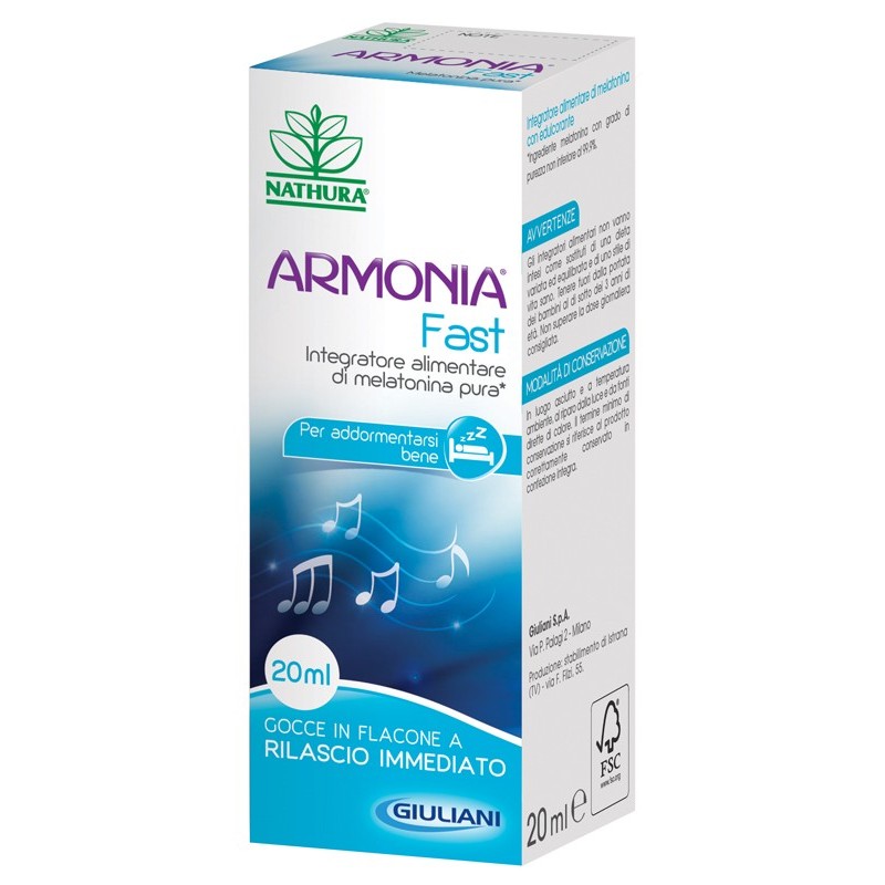Giuliani Armonia Fast 1 Mg Melat Gocce 20 Ml Giuliani Armonia Fast 1 Mg Melat Gocce 20 Ml