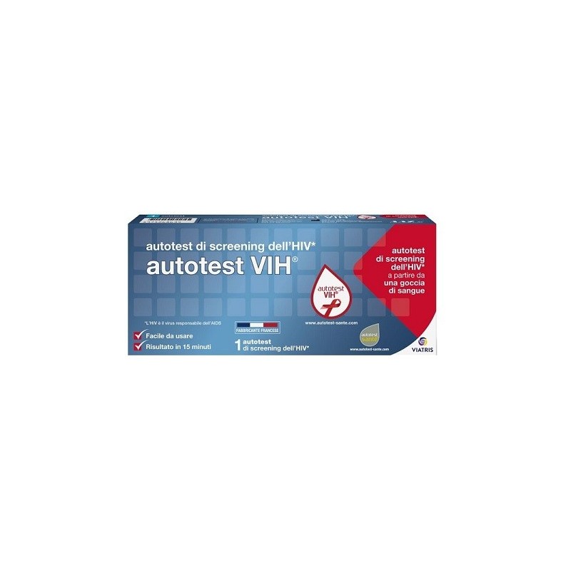 Mylan Italia Autotest Vih Screening Dell'hiv Contiene 1 Autotest + Soluzione + Bisturi + Cerotto + Garza + Salvietta Disinfettan Mylan Italia Autotest Vih Screening Dell'hiv Contiene 1 Autotest + Soluzione + Bisturi + Cerotto + Garza + Salvietta Disinfettan