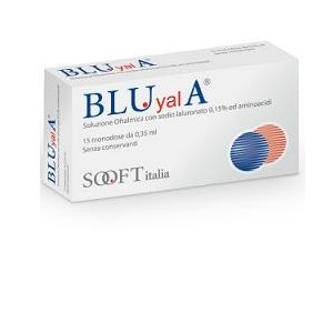 Fidia Farmaceutici Blu Yal A Monodose Gocce Oculari 15 Flaconcini 0,35 Ml