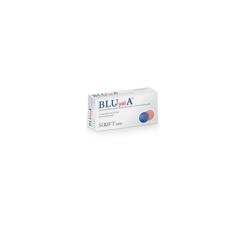 Fidia Farmaceutici Blu Yal A Monodose Gocce Oculari 15 Flaconcini 0,35 Ml