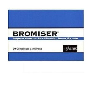 Acrux Bromiser 20 Compresse 850 Mg