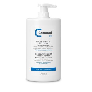 Ceramol olio detergente viso/corpo 400 ml
